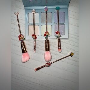 Mermaid 5pc Makeup Brushes‎